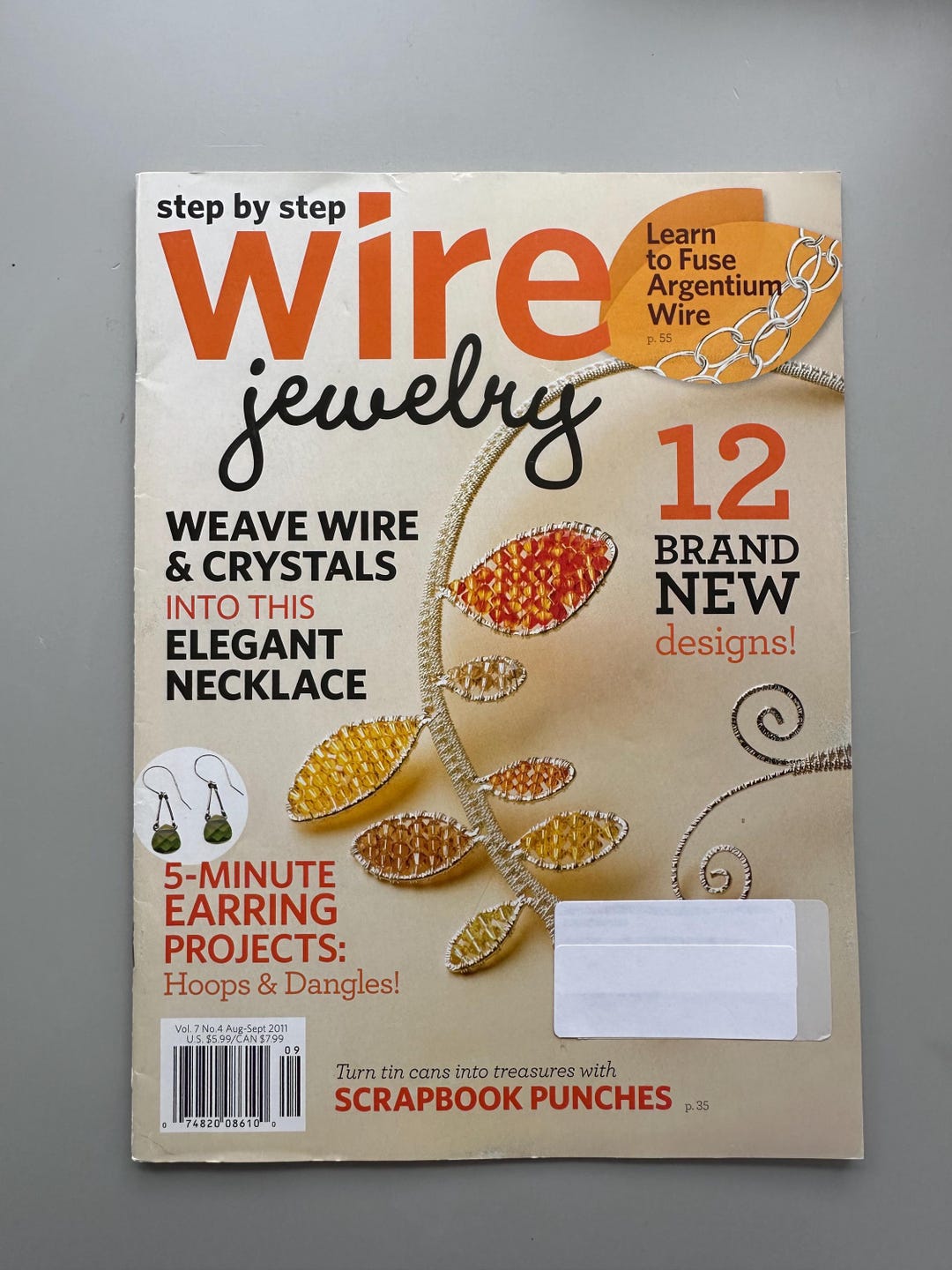 Step by Step Wire Jewelry Magazine Aug-sep 2011 64 Pages - Etsy