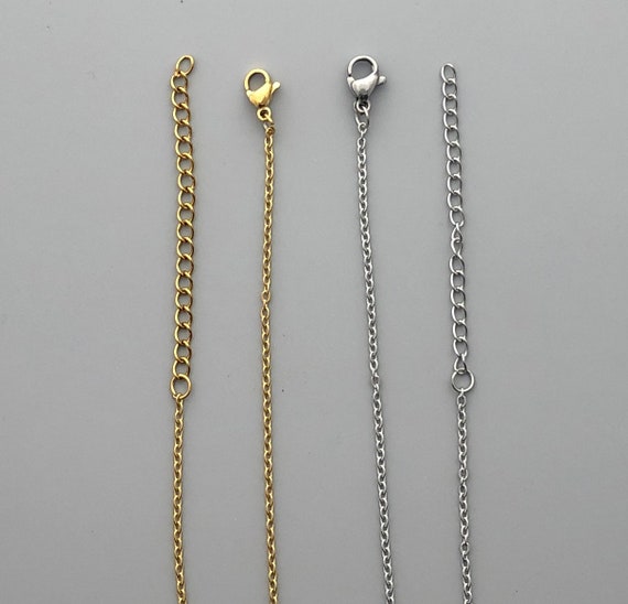 Necklace Extenders I Stainless Steel + Plated