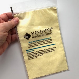 Sunshine Polishing Cloth (Large 7,5''x5'') - Jewelry Cleaning Cloth