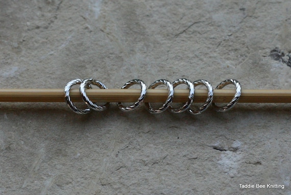 Large Metal Ring Stitch Markers