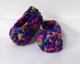 Back in Stock...Beautiful....Newborn GIRL...RIBBON Shoe...Unique Style...Luscious Colors...Dressy...Ribbon Slipper Shoe..Holiday Photos
