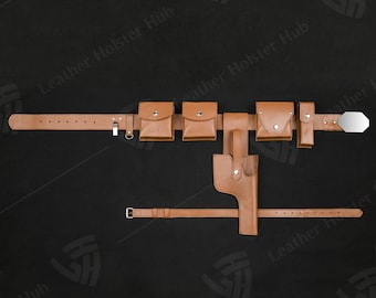 Cinturón de cuero DL-44 Luke Skywalker ESB, accesorio para disfraz de cosplay