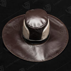 Cad Bane Hat Cad Bane Costume, Cad Bane Hat Accessory Cad Bane Accessories, Bounty Hunter, Cad Bane Cosplay Leather Hat