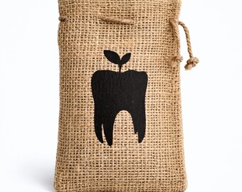 Bolsa de arpillera con cordón de 10 x 15 cm / Bolsa de viaje ecológica / Bolsa de almacenamiento reutilizable / Embalaje de regalo