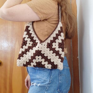 Crochet shoulder bag, Crochet purse, handmade bag