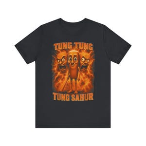 Tung Tung Tung Sahur Komik Beyzbol Sopası Komik Tişört, İtalian Brain Rot Tişört, grappige cartoon grafisch T-shirt - uniseks shirt met korte mouw,