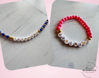 Custom Name Beaded Bracelets