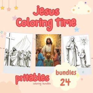 Jesus ist lebendig Malseite, druckbare Ostern Handwerk für Kinder, christliche Aktivität, lustiges Malbuch