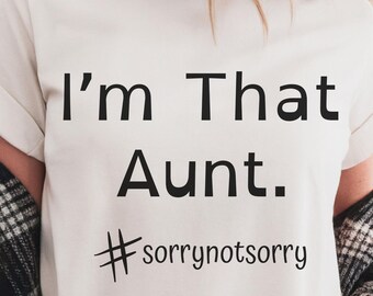Comfort Colors Funny Aunt Shirt, Funny Aunt Tee, New Auntie Shirt, Gift for Aunt to Be, Gift for Aunt, Gift for Her, New Aunt Tshirt