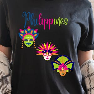 MassKara Festival Phillippines Tshirt, Gift shirt for Filipina, Filipino shirt, Filipino Gift, Filipino Gift Tshirt, Filipino festival tee
