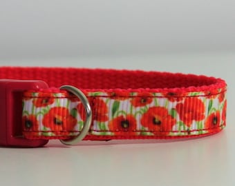 Breakaway Poppy Cat Collar