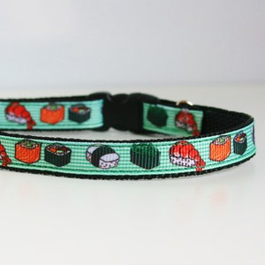 Breakaway Sushi Cat Kitten Puppy Safety 3/8&quot; Collar Bell