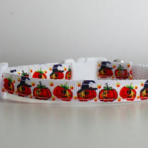 Breakaway Pumpkin Witch Halloween Cat Kitten Puppy Veiligheid 3/8&quot; Kraag Bell