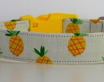 Pineapple Dog Collar or Lead