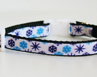 Breakaway Snowflake Cat Collar