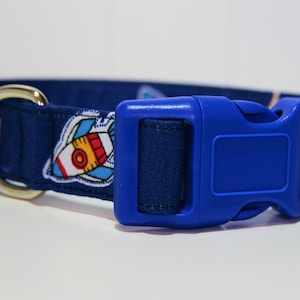 Rocket Space Fabric Dog Collar or Lead Leash Seat Belt 3/4" or 1" Width