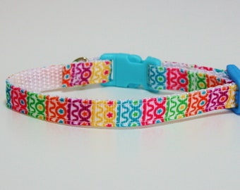 Breakaway Rainbow Cat Collar