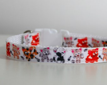 Breakaway Cartoon Cat Collar