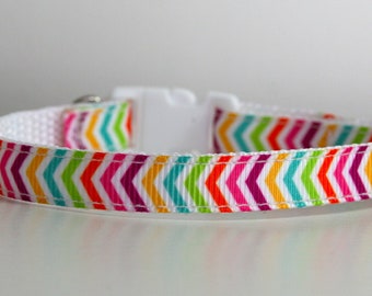 Breakaway Rainbow Cat Collar