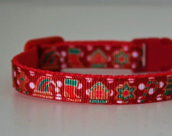 Breakaway Christmas Cat Collar