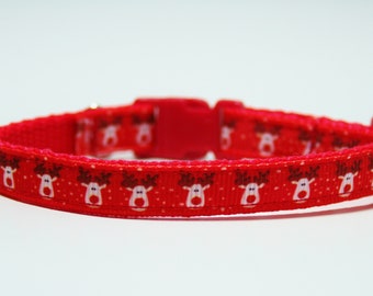 Breakaway Reindeer Cat Collar