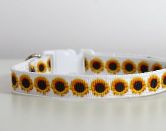 Breakaway Sunflower Cat Collar