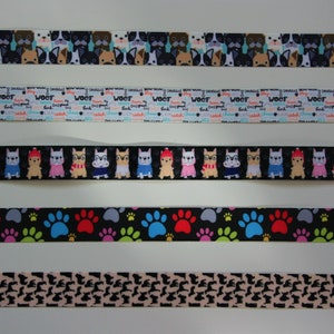 Lanyard or Key Fob Dog Lover Bulldog Pawprint Safety Breakaway Lanyard Keychain ID Holder Phone Badge Pin Holder Whistle Secret Santa