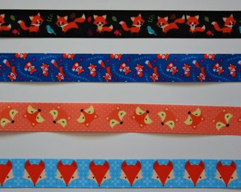 Lanyard or Key Fob Fox Ribbon Lanyard Keychain ID Holder Whistle Phone Badge Pin Gym Stocking Filler