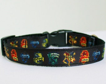 Harry Potter 5/8" or 3/4" Small Dog Collar Puppy Collar or Matching Lead