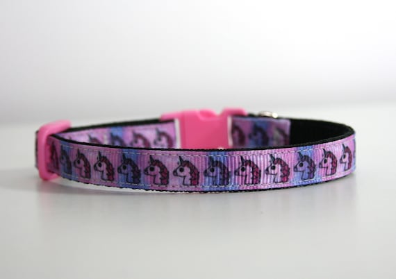 Breakaway Purple Unicorn Cat Kitten Puppy Safety 3/8" Collar Bell