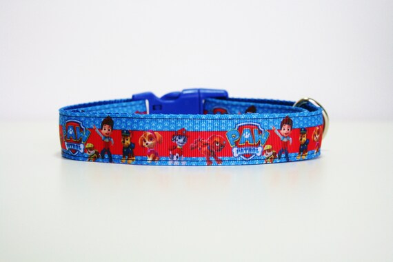Paw Patrol Dog Collar or Matching Lead Leash Seat Belt | Etsy
