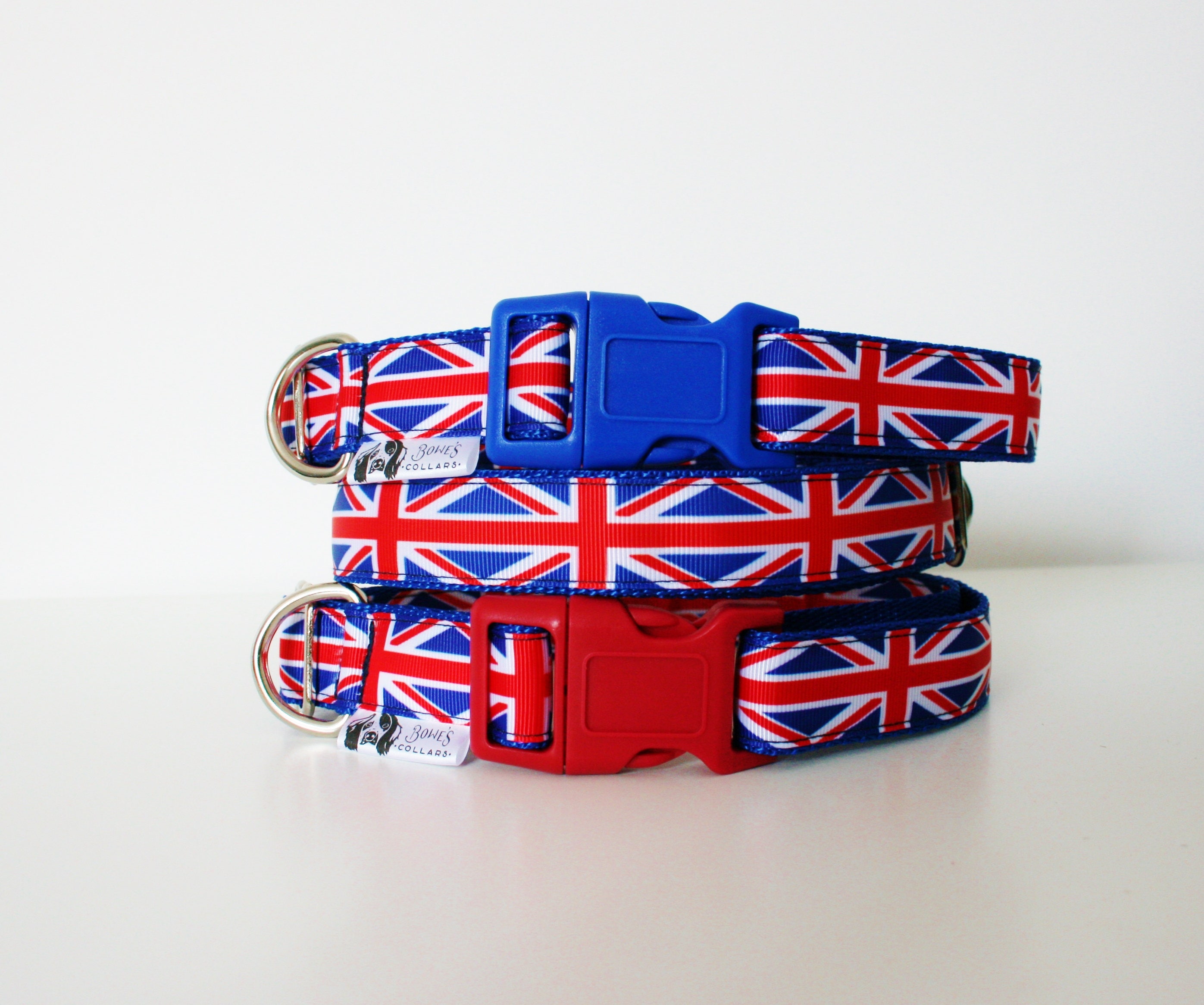 Union Jack England UK British Flag Dog Collar or Matching Lead Etsy Canada