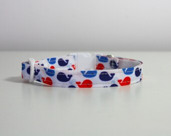 Breakaway Whale Cat Collar