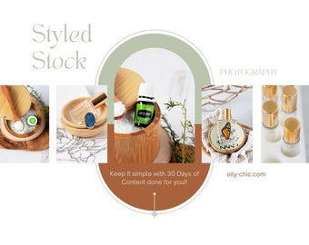 Stress Away Essential Oil Stock Photography: 30 Days of Content