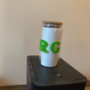 Monogram Drinking Glass
