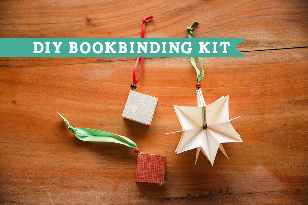 DIY Bookbinding Kit Miniature Leatherbound Books, Including Full  Instructions/templates/materials for Making TWO Books 