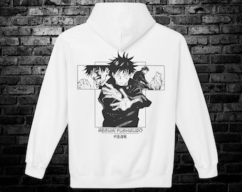 Jujutsu Kaisen Hoodie | Megumi Hoodie | Anime Hoodie  | Anime Gifts | Custom Anime Gifts | 80% Cotton