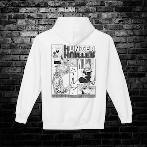 Hunter X Hunter Hoodie | Killua Zoldyck Hoodie | Anime Hoodie  | Anime Gifts | Custom Anime Gifts | 80% Cotton