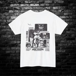 Attack on Titan T-Shirt | Eren Yeager T-shirt | Anime T-shirt | Anime Gifts | Custom Anime Gifts | 100% Cotton