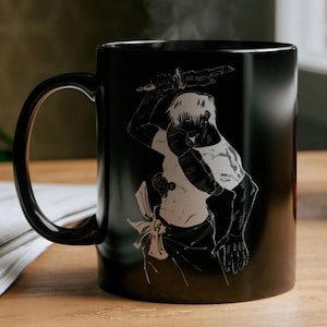 Jujutsu Kaisen Mug | Toji Fushiguro Mug | Anime Mug | Anime Gifts | Custom Anime Mug | Custom Manga Mug | Inverted Mug | Ceramic 11oz