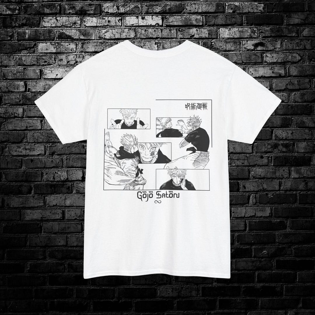 Jujutsu Kaisen T-shirt | Gojo Satoru T-shirt | Anime T-shirt | Anime ...