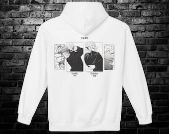 Jujutsu Kaisen-hoodie | Sukuna-hoody | Yuji Itadori-hoody | Anime-hoodie | Anime-cadeaus | Aangepaste anime-cadeaus | 80% katoen