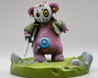 one of a kind. Hand painted killer Ted miniature