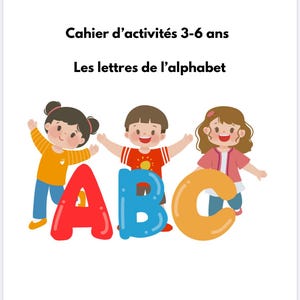 Printable educational activities for children aged 2-5 – Learning the alphabet – Fun and educational PDF