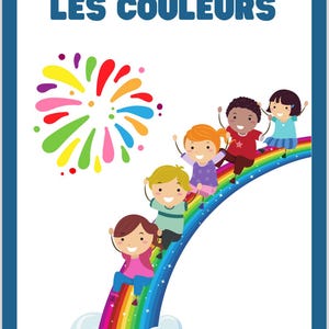 Printable PDF booklet - Learning colors for toddlers from 1 year old - Montessori activities for children - Educational color file