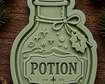 Witch’s Potion Silicone Mold: For Freshies,  Halloween Freshie Molds.