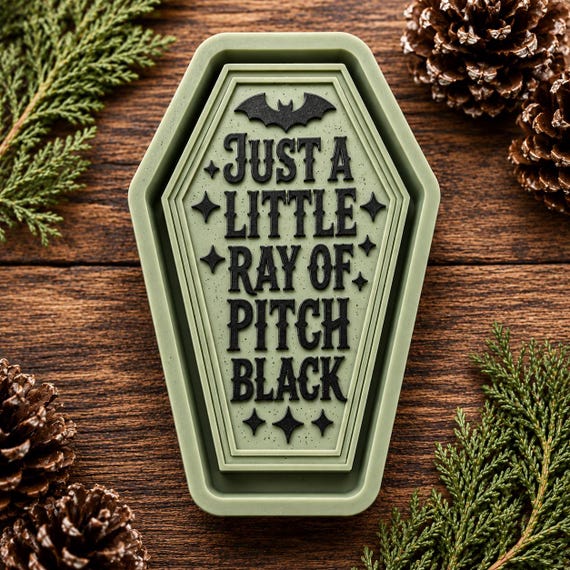 Just a little ray of pitch black Silicone Mold: For Freshies,  Freshie Molds.