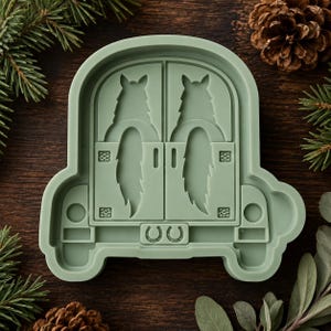 Horse trailer  Silicone Mold: For Freshies