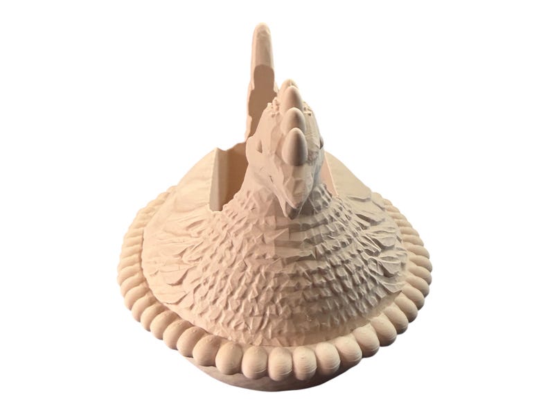 3D Printed Hen on Nest Soap Holder | Farmhouse Chicken Sink Decor image 10