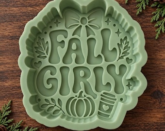 Fall Girly Silicone Mold: Autumn Car Freshie, Soap Making Tool